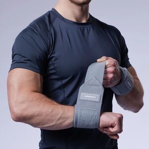 Gray Wrist Wraps for Men